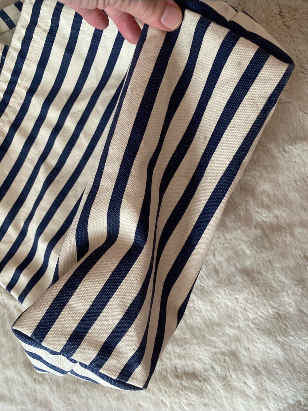 Baggu stripped Duck canvas tote/crossbody bag - Picture 6 of 14